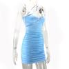 Women's Summer Bag Hip Dress Sexy Halter Dress with Sloping Shoulders