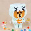 LOZ 9245 Animal World Beaver Bear Fish Pet 3D Model 860pcs DIY Mini Diamond Blocks Bricks Building Toy for Children Gift No Box