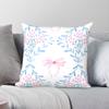 Pink Blue Coquette Bows Square Pillowcase Polyester Linen Velvet Printed Zip Decorative Pillow Case Sofa Seater Cushion Cover