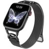 Ремешок для Apple Watch Series 10 Ultra 9 8 7 SE 6 5 4 3 2 1 46 мм 49 мм 45 мм 44 мм 42 мм Магнитная застежка Полоска из нержавеющей стали