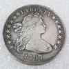 Старинные монеты США номиналом пол-дайм (1795-1798) - Набор из 4 латунных памятных монет