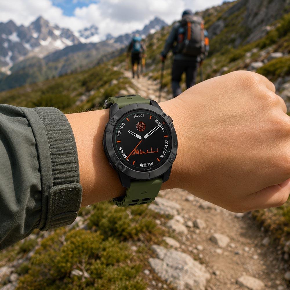 Спортивный силиконовый ремешок QuickFit 22 мм 26 мм для Garmin Fenix 8 Pro 47 мм 51 мм E 7 7X 6 6X/Quatix/Tactix/D2 Mach 2 Pro/Epix