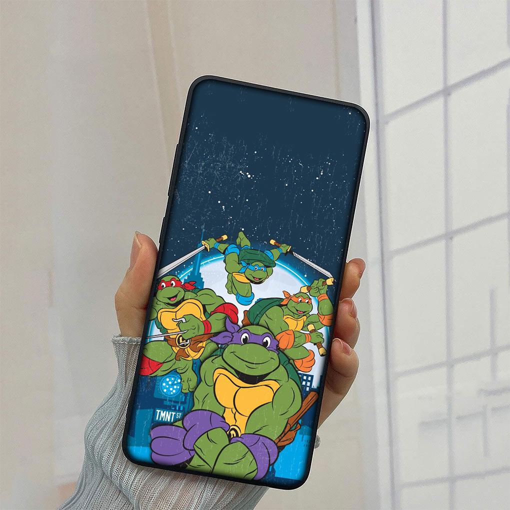 Anime N-Ninjas Cartoon T-Turtles Phone Cover Casing for Samsung Galaxy S23 S22 S21 S20 Fe Ultra S8 Plus M21 + Soft TPU Case