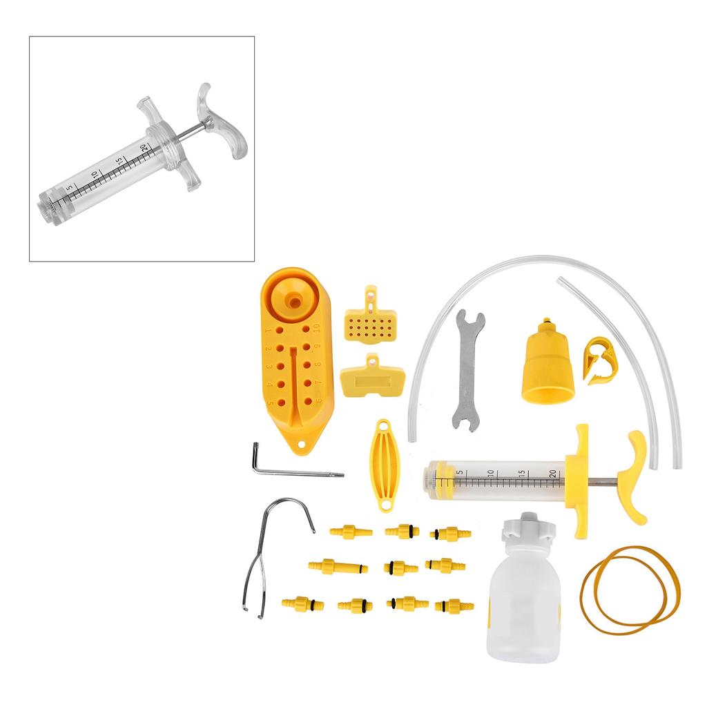 Hydraulic Bicycle Bike Disc Brake Mineral Oil Bleed Repair Tool Kit