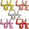 30-дюймовый алюминиевый шар-буква LOVE для свадебных украшений