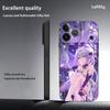 Кэ Цин Genshin Impact Сексуальный чехол для телефона для iPhone 17 16 15 14 13 12 11 Pro Max Plus Mini Черный матовый мягкий чехол Funda