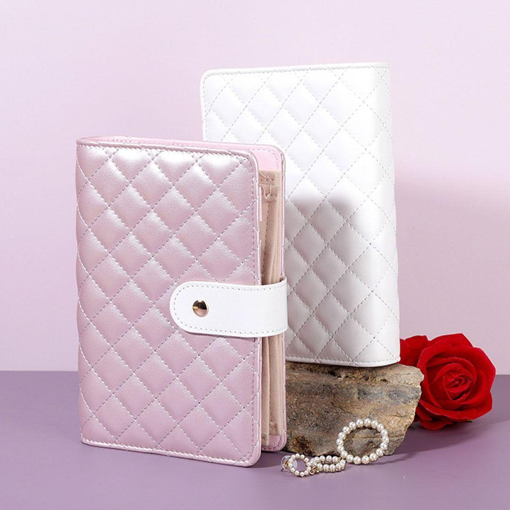 Multi-layer PU Jewelry Organizer Space Saving Notebook Jewelry Handbag  Necklace Earrings Rings