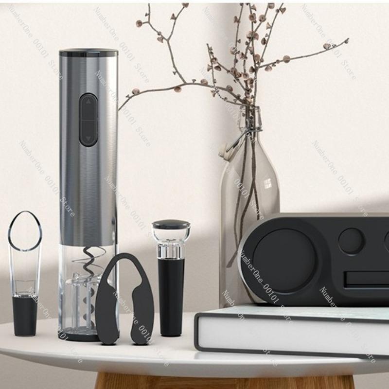 High-end Base Gift Box Set, Electric Wine Opener, Fully Automatic Screwdriver, Premium Wine Opening Kit