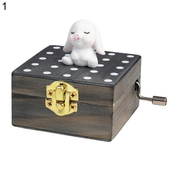 Полезная Деревянная Музыкальная Шкатулка Очаровательная Изысканная Деревянная Музыкальная Шкатулка с Гравировкой
