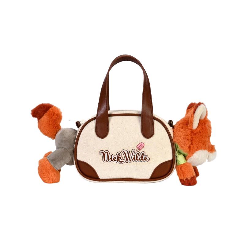 Genuine Disney Zootopia Judy & Nick Plush Crossbody Bag