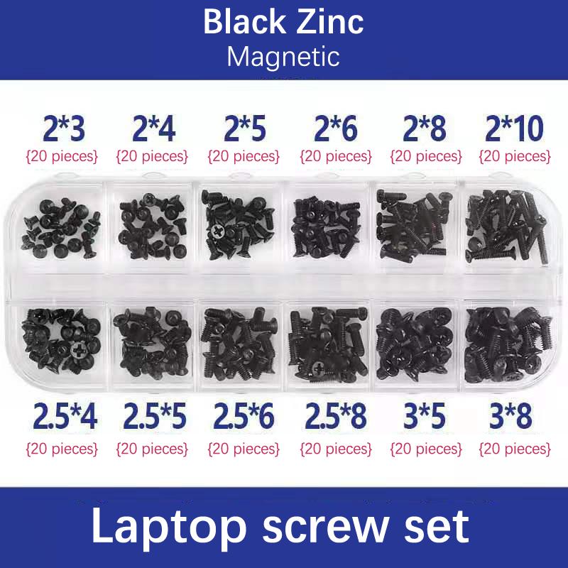 Для ноутбука Asus Lenovo Samsung 240 шт. комплект для замены винтов с крестообразной головкой