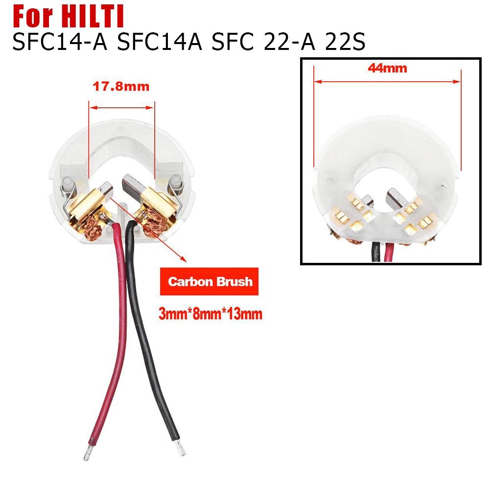 Замена Держателей Угольных Щёток Для HILTI SFC14-A SFC14A SFC 22-A 22A Угольные Щётки Несколько Моделей Подходят Для Электроинструментов Безопасные