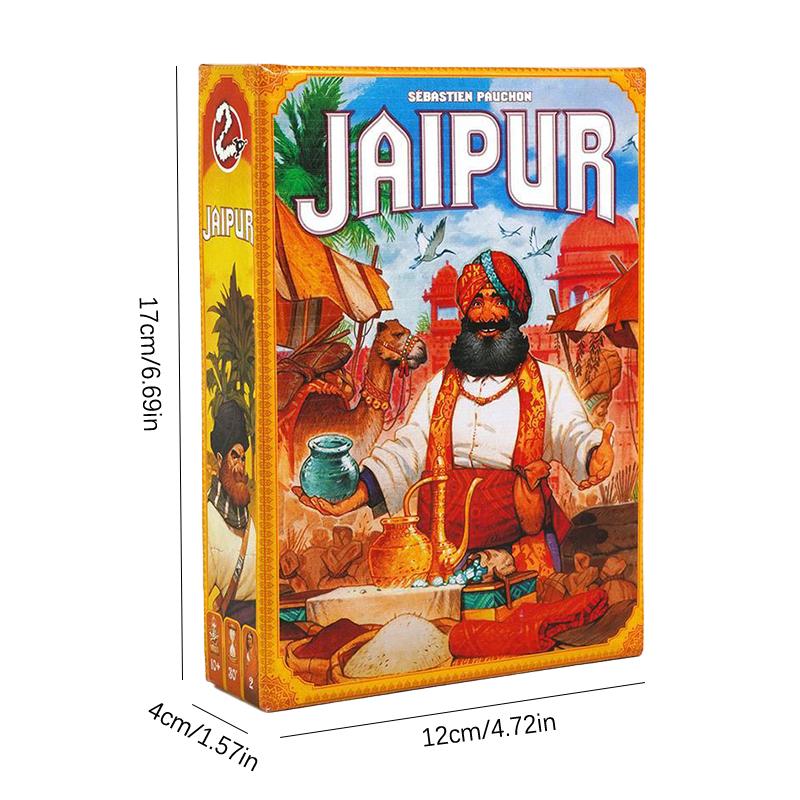 Настольная игра - "Джайпур" - 2 игрока | Время игры 30 минут Стратегическое развлечение Семейная вечеринка Карточная игра