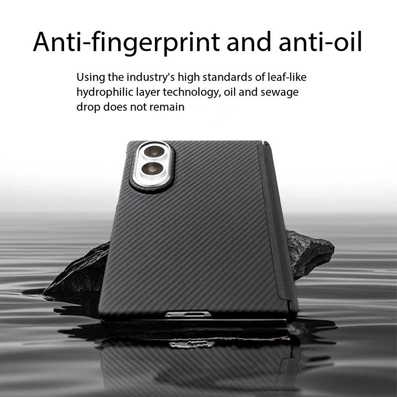 Real Carbon Fiber Phone Case For Samsung Galaxy Z Fold8 Fold 8 Kevlar Aramid Fiber Magnetic Cover Ultra-thin With Magsafe Cases