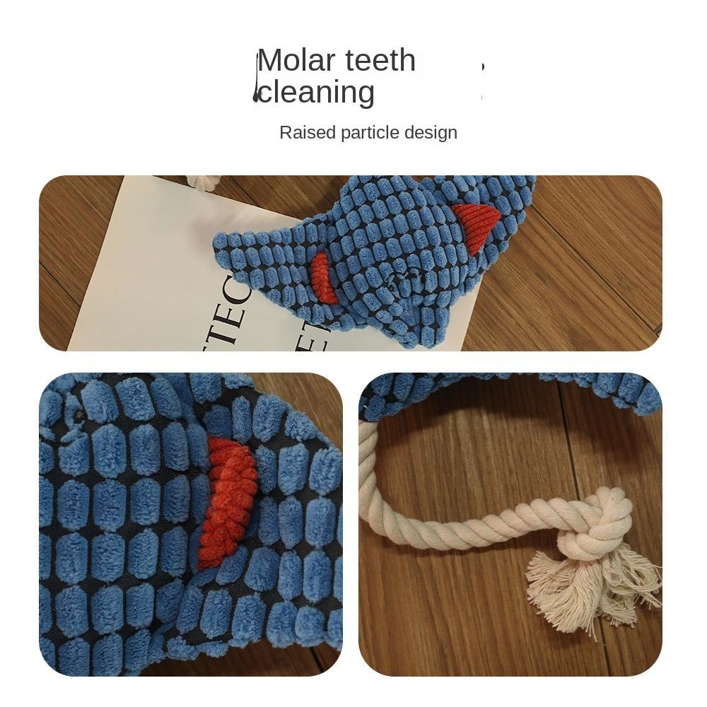 Bite Resistant Dog Plush Toy Interactive Dog Chew Toy Funny Squeaky Toy  Relieve Boredom