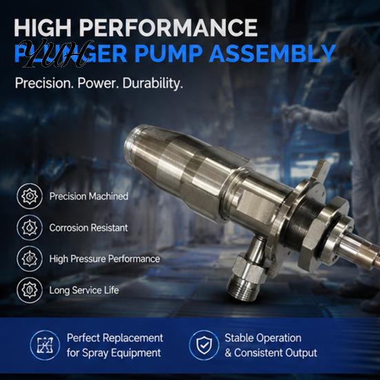 Airless Pump Cylinder Assembly Paint Sprayer Replacement for 390 PC 395 490 Pro 495 595 Industrial Spraying Equipment Components Finish Finish, Steel
