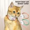Wearable Automatic Cat Toys with Light Point Electric Kitten Collar Toy Rechargeable Interactive Collar for Indoor Cats