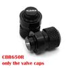 New For HONDA CBR650R CB650R CB 650R CBR 650 R -2023 Motorcycle Accessories Kickstand Side Stand Enlarge Pad Free Valve Caps