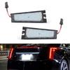 1 пара белых светодиодных фонарей подсветки номерного знака для седана Cadillac CTS 2008-2010
