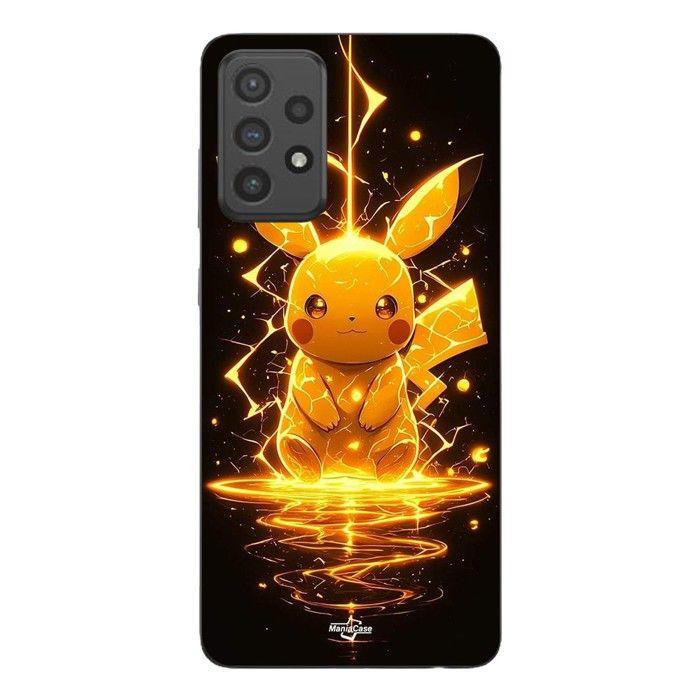 Coque de téléphone - MANIACASE - Samsung Galaxy A72 - Silicone - Souple - Pikachu