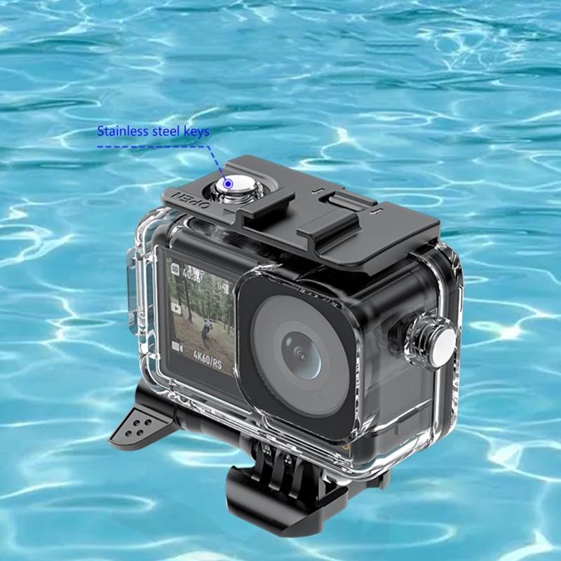 Diving Swimming Camera Waterproof Case Protective for Action 3 Action Sport Cameras