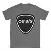 Мужские Женские Футболки с Логотипом Рок-Музыки O-Oasis Одежда из Чистого Хлопка Повседневные Футболки с Короткой Рукавой и Круглым Вырезом Подарочная Футболка