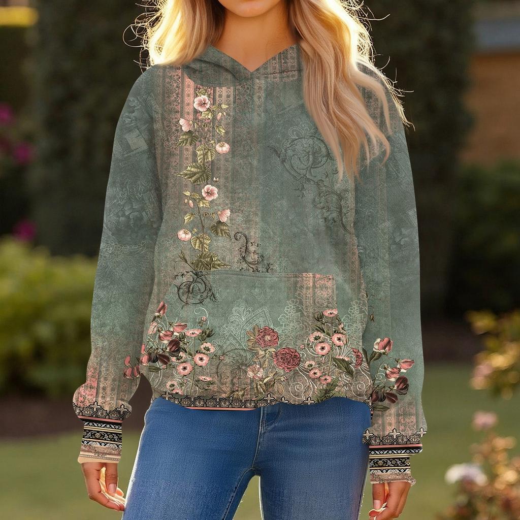 Женские худи оверсайз из флиса, толстовки с длинным рукавом, пуловеры с карманом