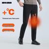 LILANZ Мужские зимние брюки в стиле business casual на флисовой подкладке с дальним инфракрасным излучением