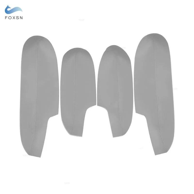4pcs Soft Leather Armrest Cover For Hyundai Veracruz Car Interior Door Armrest Panel Skin Cover Stickers Trim Accessories