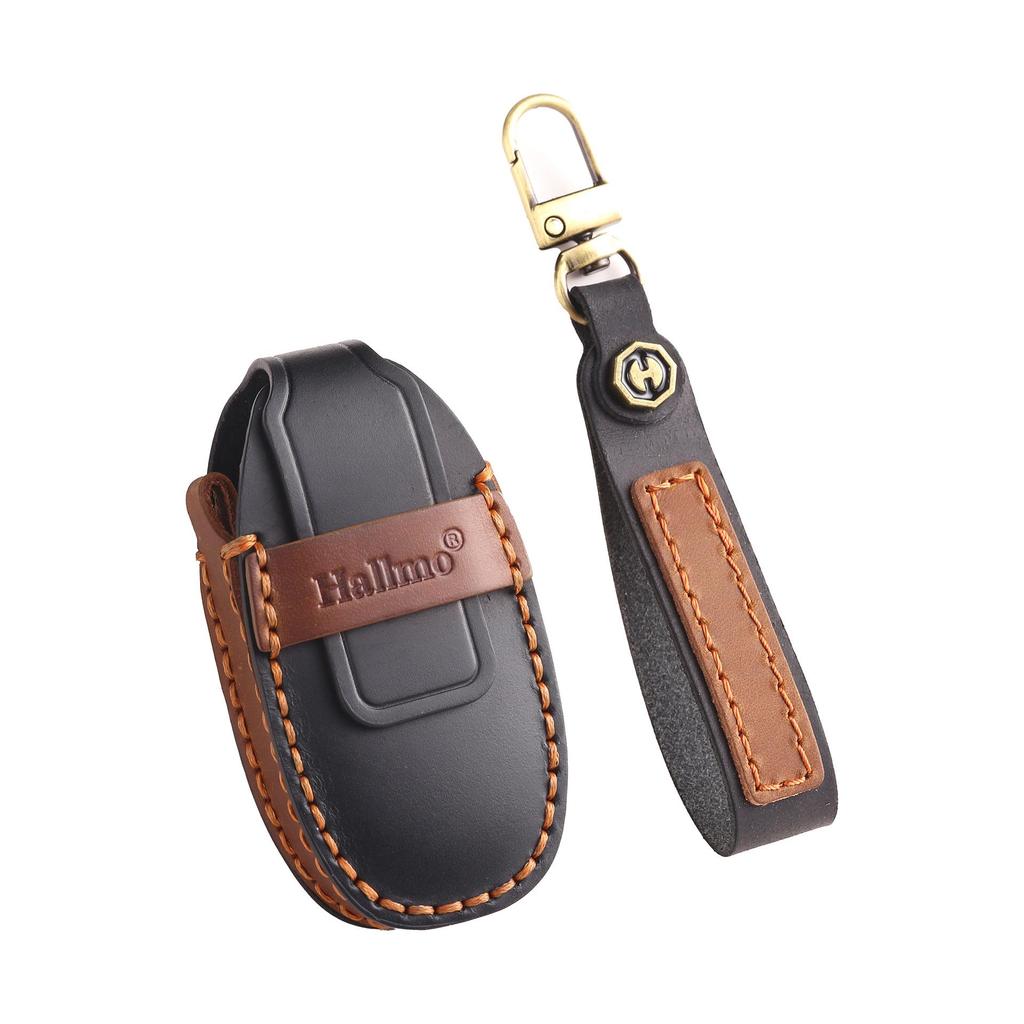 Чехол для ключа из натуральной кожи для Suzuki Vitara, Fengyu, Xiaotu, Qiyue - чехол для смарт-ключа с пряжкой