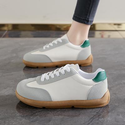 Мода Женская Мода Тренд Стиль Колледжа Широкий Носок Мягкие Удобные Плоские Повседневные Туфли Уличные Повседневные Спортивные Кроссовки Zapatos De Mujer