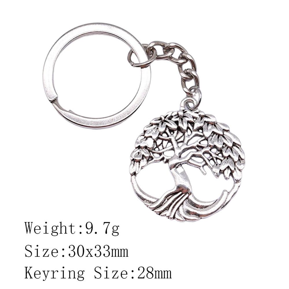 Birthday Gifts Men Keychain Tree Of Life Key Ring Biz Woman Chains