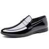 Spring New Korean Casual Shiny Leather Shoes for Men Spring Autumn Designer Dress Shoes Male Big Size Fashion Casual Loafers Man