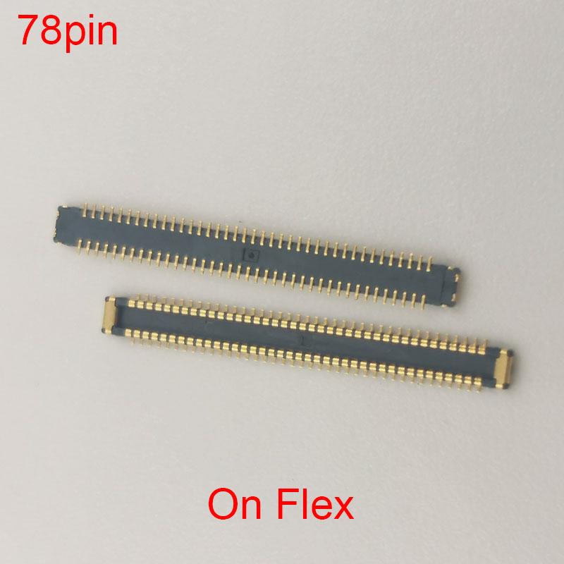 50-100PCS 78Pin USB Charger FPC Connector For Samsung Galaxy A30S A80 A70 A40 A31 A51 A71 A41 A70S A21S A90 Charging Dock Port