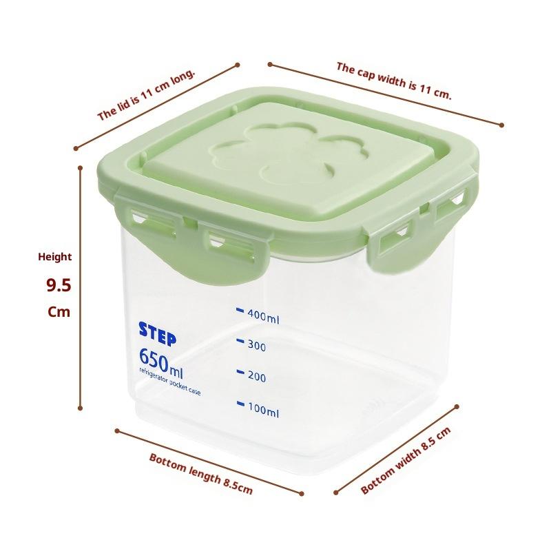 Airtight Plastic Food Storage Containers - Sealed Cans for Coarse Cereals & Grains (With Scale)
