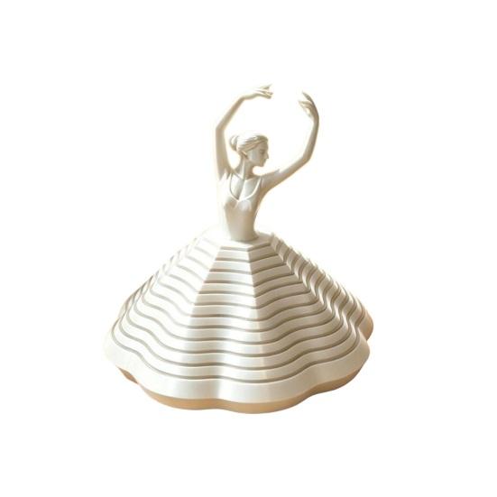 3D-печатная вращающаяся балерина, фиджет-игрушка, танцор балета, спиннер, спиральная сенсорная игрушка для снятия стресса, украшение для дома, офиса, рабочего стола