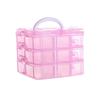 Portable Jewelry Box Removable Grid CaseJ Ewelry Storage Rings Necklaces Display