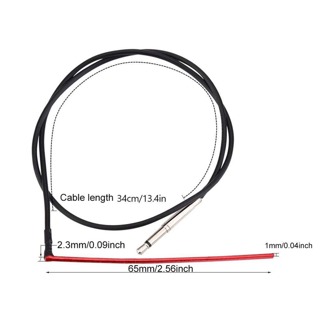 1 шт. пьезоэлектрический датчик звукоснимателя под нижним порожком с разъемом 2,5 мм для классической фолк-гитары
