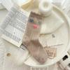 Толстые, Пушистые, Мультяшные Теплые Носки в Форме Сердечек для Маленьких Девочек на Осень и Зиму, Домашние Теплые Носки для Сна