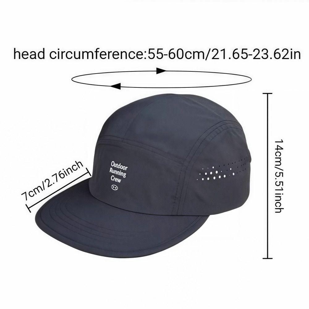 Embroidered Letter 5 Panel Baseball Cap Contrast Color Sun Hat Casual Sports Cap Unisex