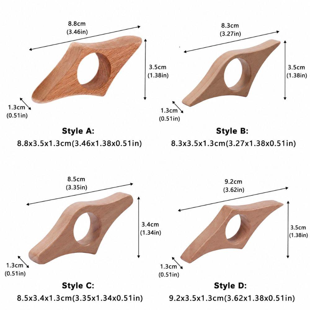 Solid Wood Page Keeper Single Hand Reading Reading Aid Bookmark Thumb Book Page Holder  Students