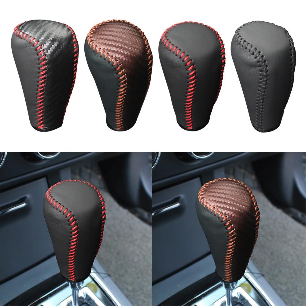 Автомобильная ПУ кожаная ручка переключения передач, чехол для нескользящей ручки переключения передач, защитные чехлы для механической коробки передач для Toyota Camry RAV4
