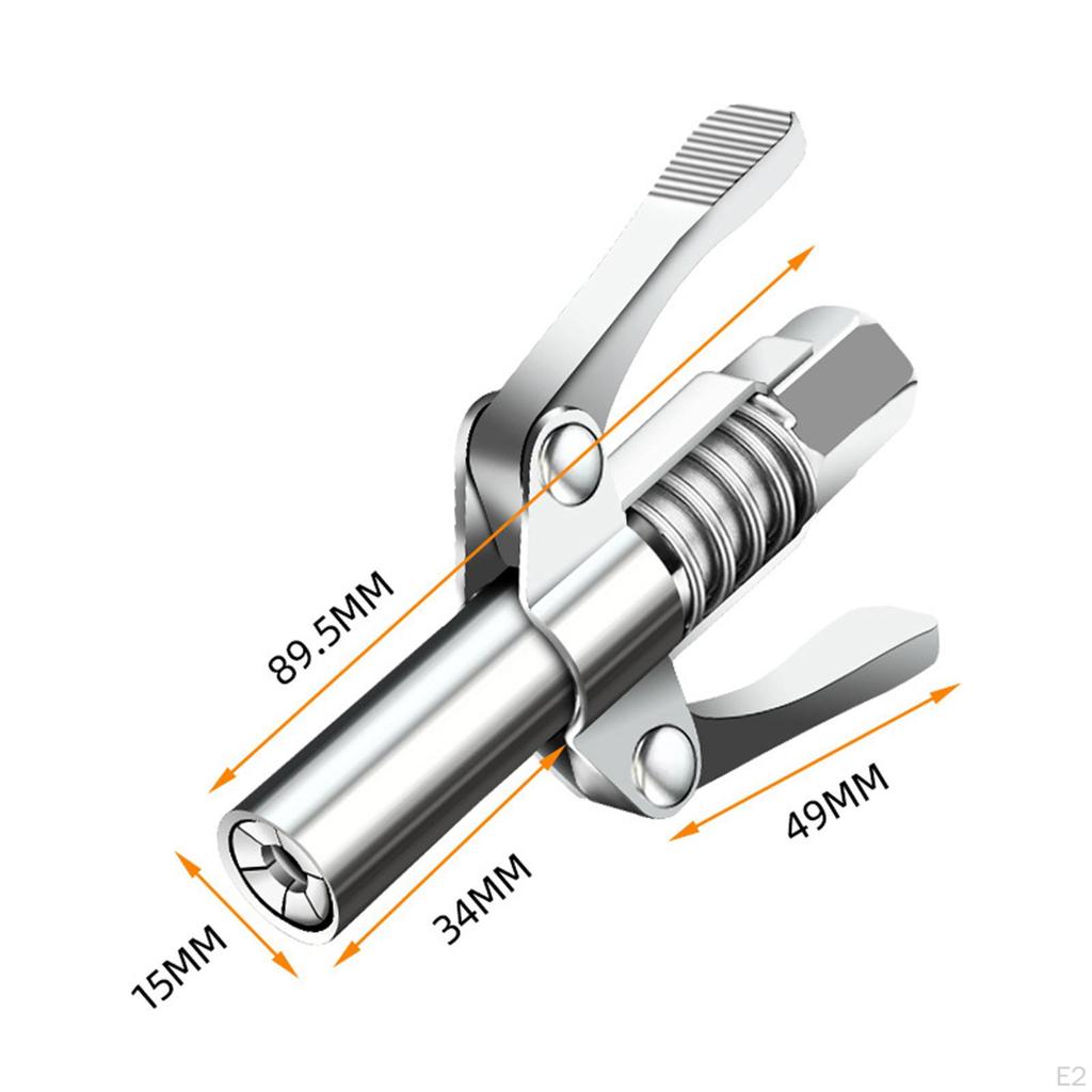 Grease Coupler Nozzle Easy To Use Flexible Quick Release Hand Tool for Workshop Equipment