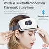 Складная маска-массажер для глаз Умный Bluetooth-массажер для глаз с музыкой Подушка с воздушной подушкой для глаз Расслабление глаз Усталость Мешочек