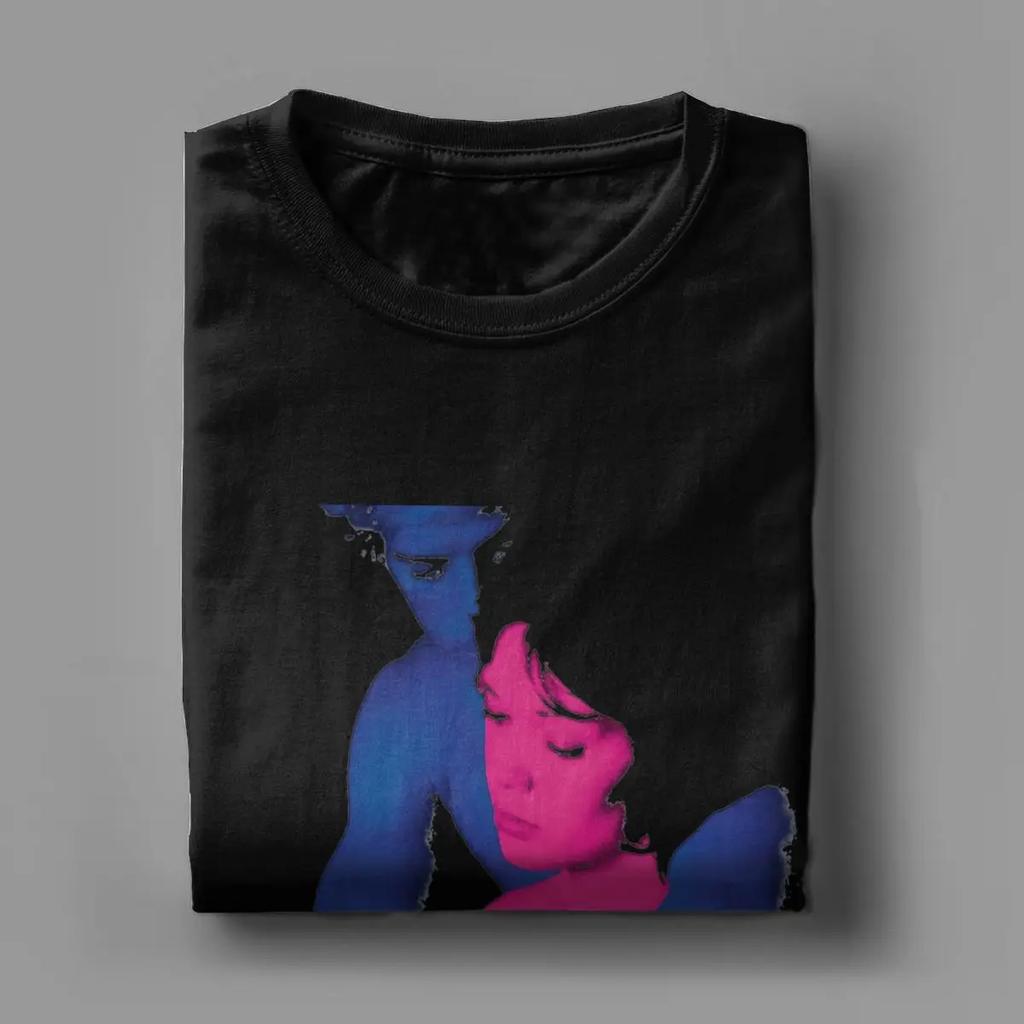 Кто действительно заботится о теледевушке Мужская футболка Винтажные футболки Футболки с коротким рукавом и круглым вырезом Хлопок Уникальная одежда