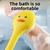 Милая мягкая щетка для ванны в виде утенка с длинной ручкой для взрослых и детей
