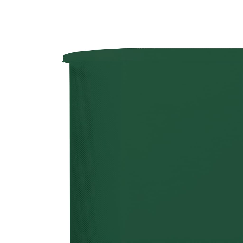 9 Piece Windscreen Mesh 1200 x 80 cm Green
