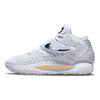 Nike KD 14 Home Мужские кроссовки белые чисто-платиновые с оттенком дыни CW3935-100