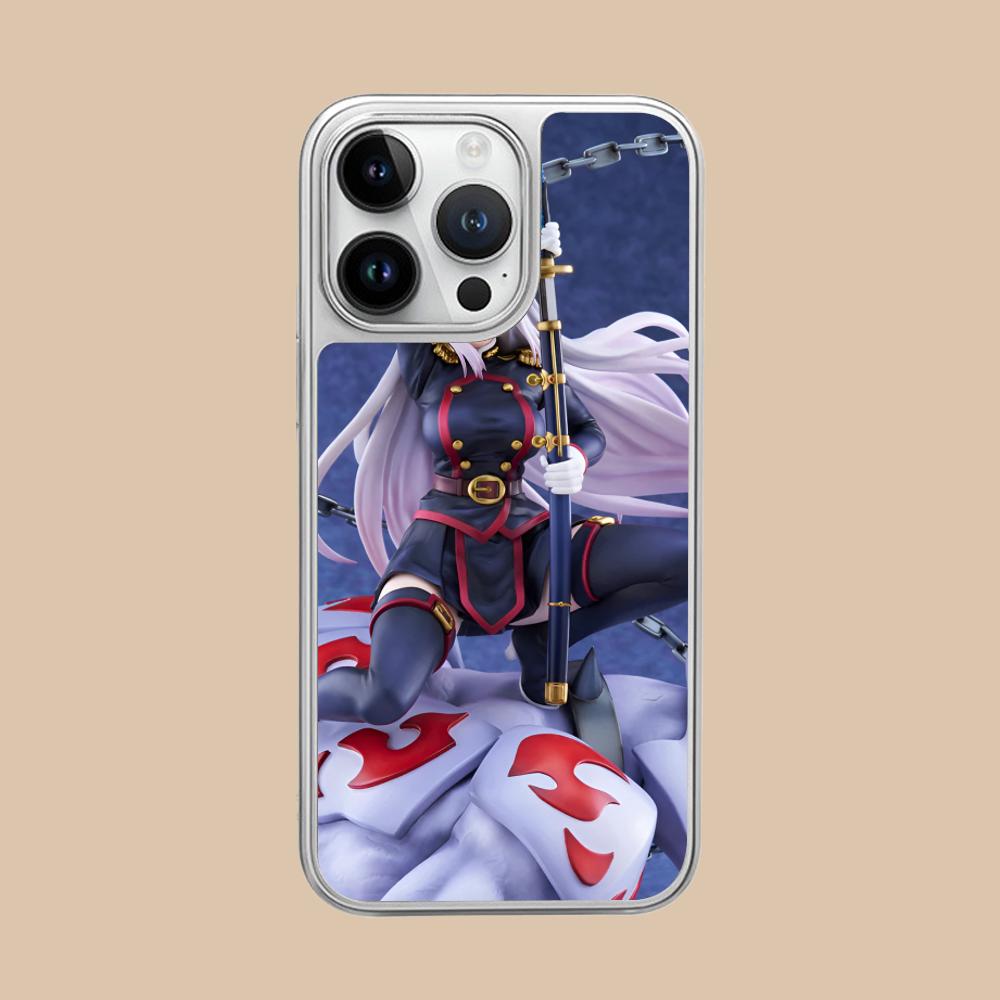 Mato seihei no slave Uzen Kyouka Чехол для телефона для iPhone 17 16 15 14 13 12 11 Air Pro Max Plus Серебряное покрытие Цветная крышка Cover