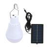 Portable Powered LED Light, Solar Energy Charged Panel Powered/DC Rechargeable Camping Lights Hanging Soft Light Tent Lantern